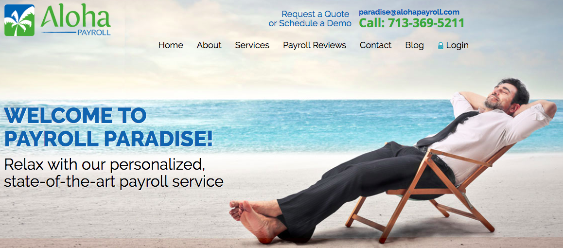 Aloha Payroll Home Page Image