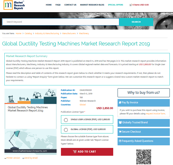 Global Ductility Testing Machines Market Research Report