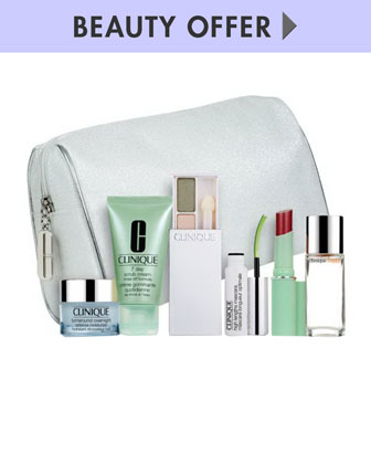 Clinique bonus at Neiman Marcus stores'