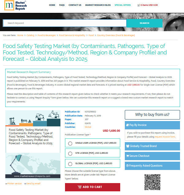 Food Safety Testing Market'