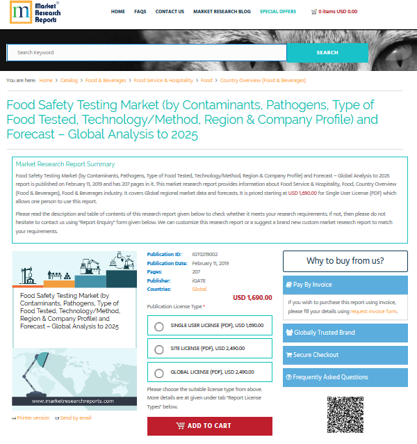 Food Safety Testing Market