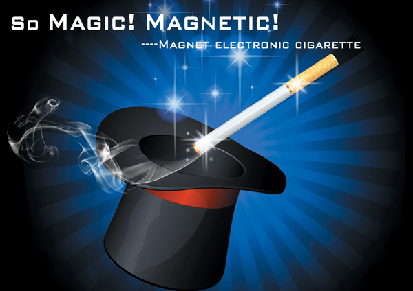 Magnet electronic cigarette'