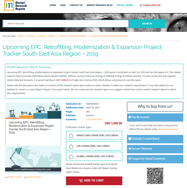 Upcoming EPC, Retrofitting, Modernization &amp; Expansio'