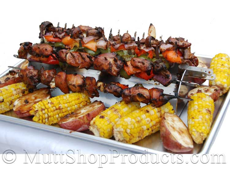 unique shish kabob skewer'