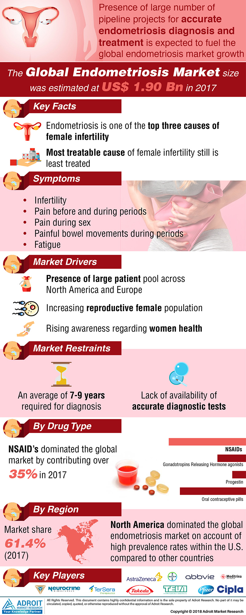 Global Endometriosis Market Top Companies Profile &amp;'