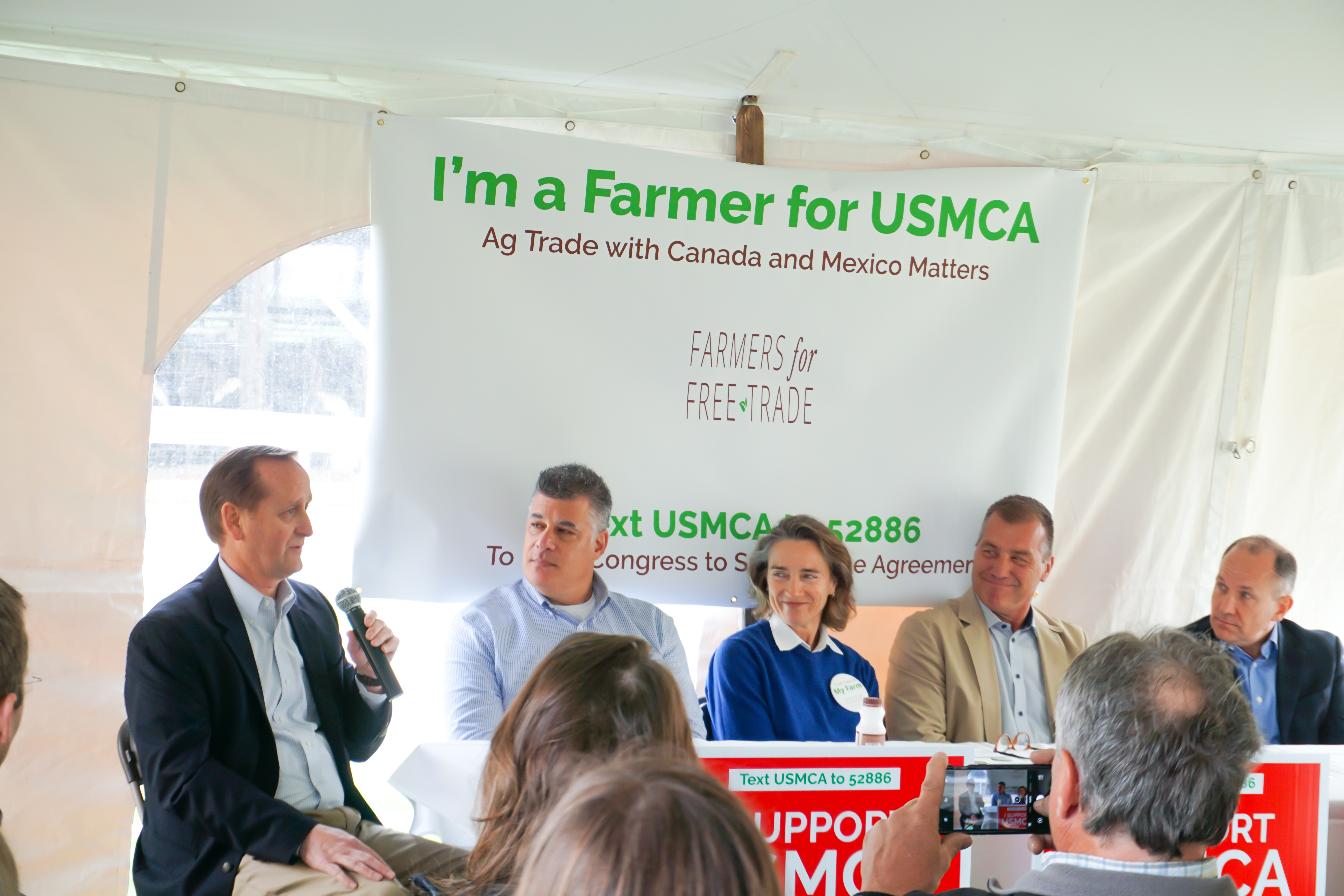 Kreider Farms is First Stop on Farmers For Free Trade&rs'