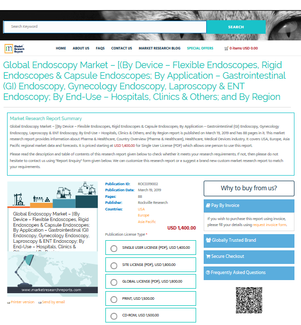 Global Endoscopy Market Outlook 2025'