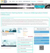 Global Precision Farming Market – Focus on GNSS Ag