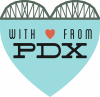 With Love, from PDX Logo