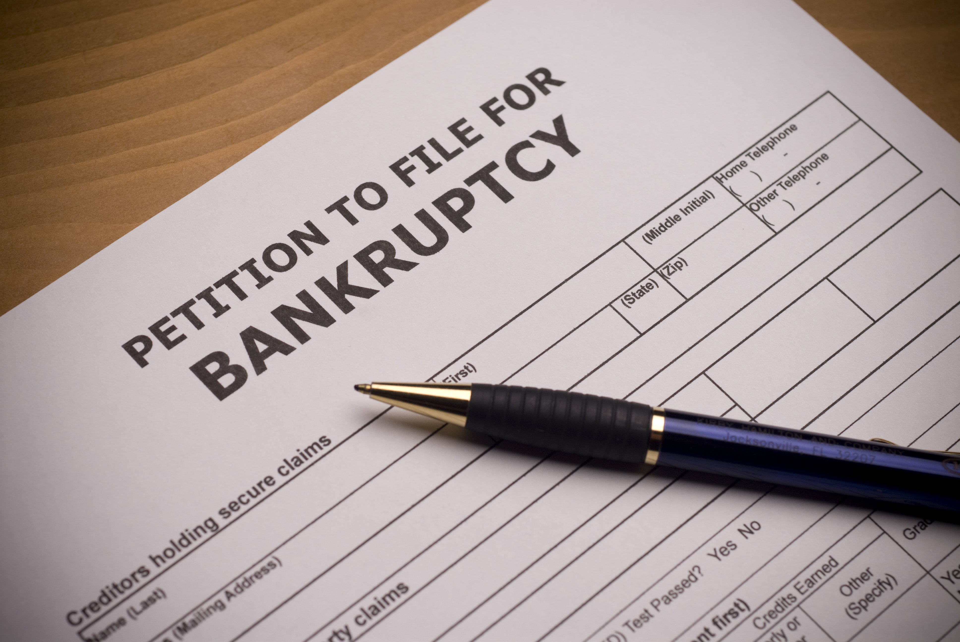 File for Bankruptcy Petition