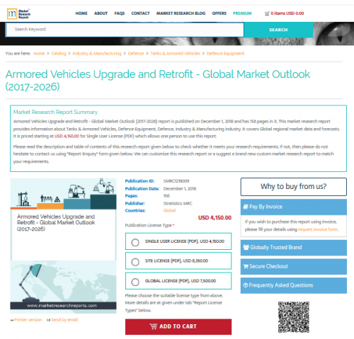 Armored Vehicles Upgrade and Retrofit - Global Market 2026'