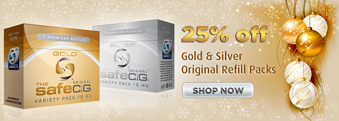 Safe Cig Gold Refill Packs'