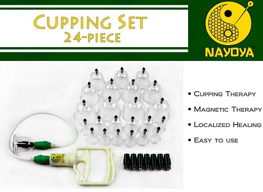 24-Piece Cupping Therapy set from Nayoya'