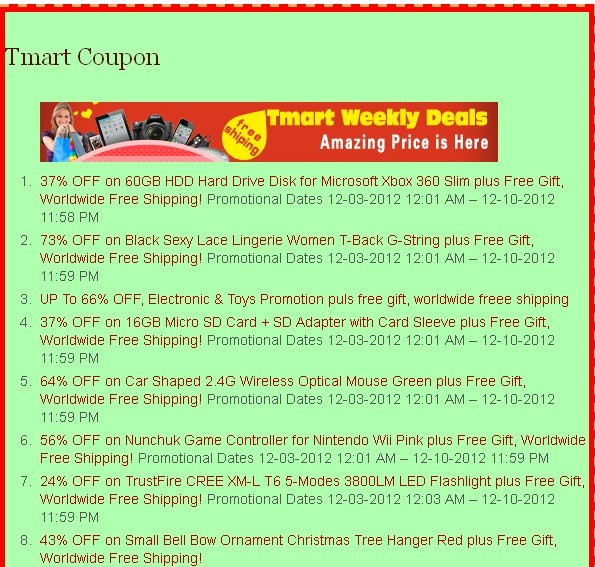 Tmart coupon'