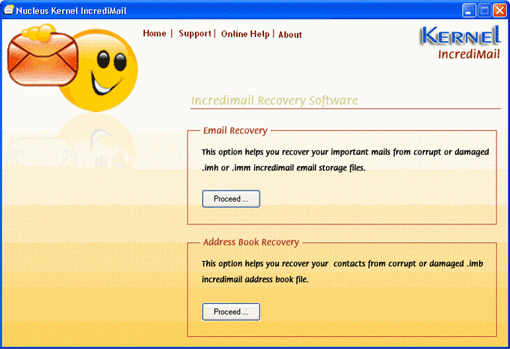 Kernel for IncrediMail Recovery'