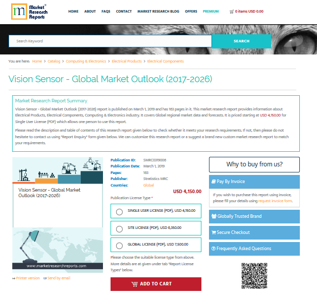 Vision Sensor - Global Market Outlook (2017-2026)