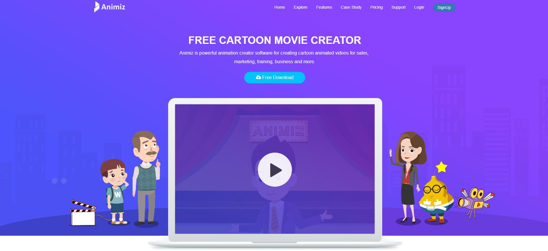 free cartoon movie creator