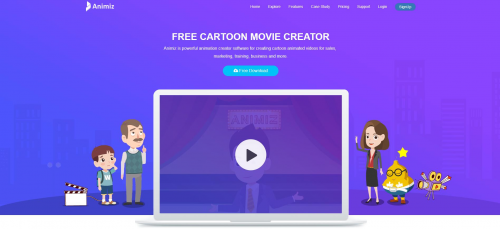 free cartoon movie creator'