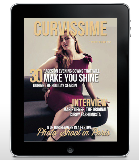 Plus size magazine Curvissime'
