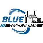 Blue Truck Repair Logo