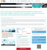 APAC Construction & Demolition Robots Market by Prod