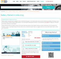 Battery Market in India 2019