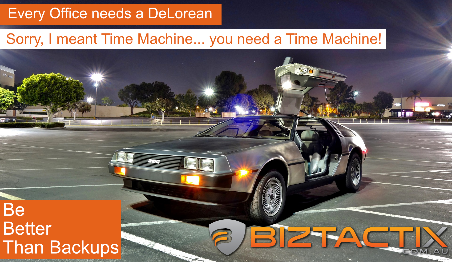 Business needs a Time Machine'