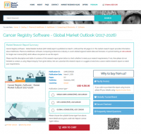 Cancer Registry Software - Global Market Outlook (2017-2026)