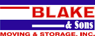 Blake &  Sons Moving &  Storage Logo