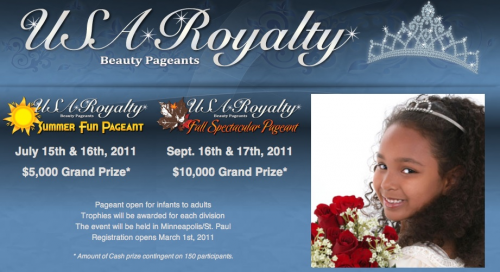 Logo for USA Royalty Beauty Pageant'