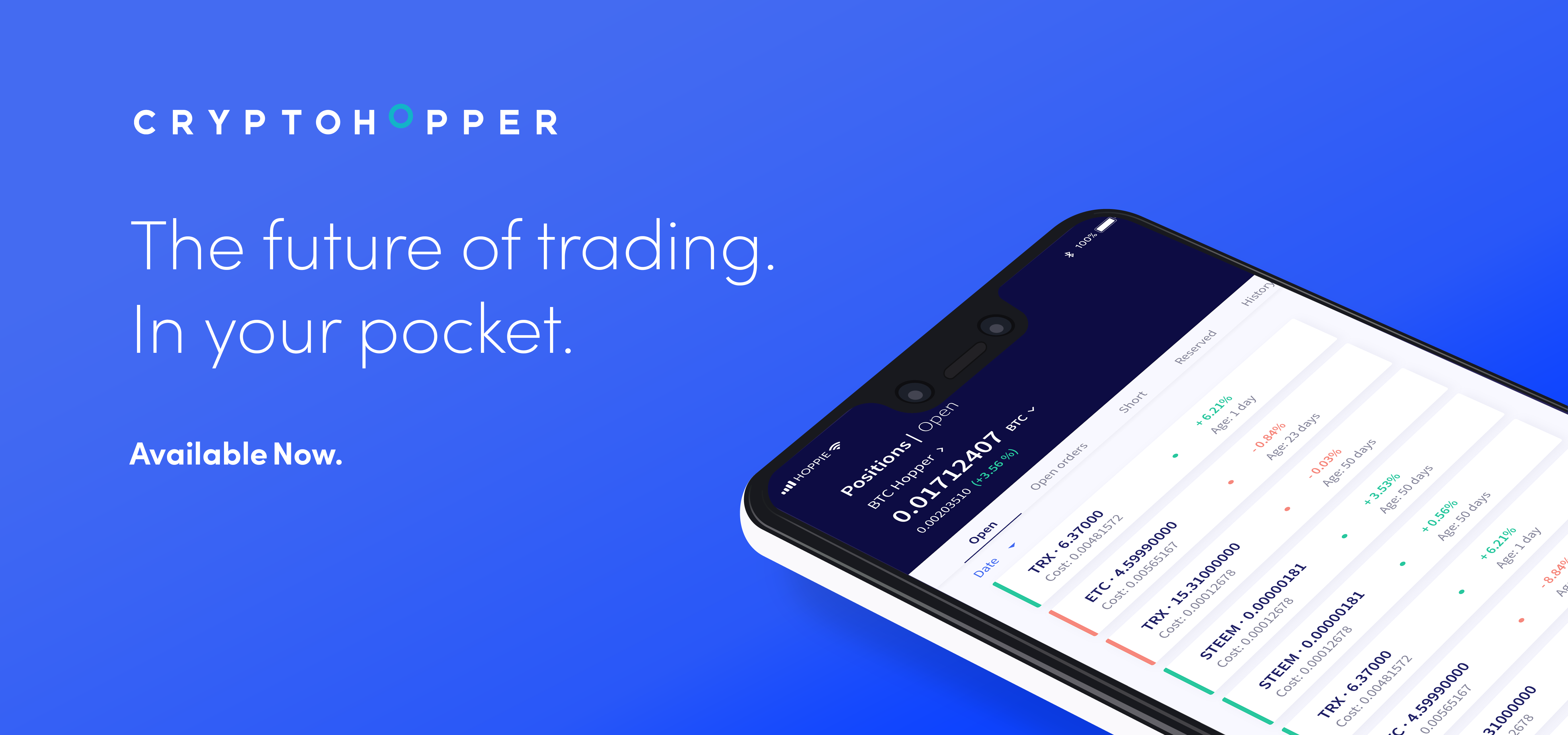 Cryptocurrency trading platform, Cryptohopper'