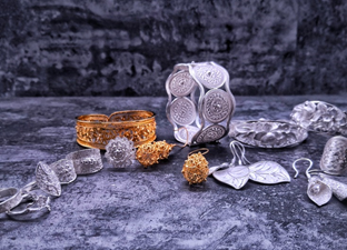 Silver Filigree Collections of Light Stone