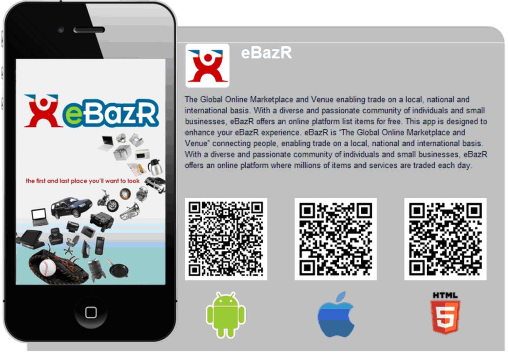 eBazR.com – Now on Mobile Applications with Smart Trading options Logo