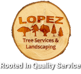 Lopez Tree Service Logo