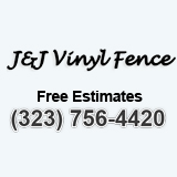 J & J Vinyl Fence Logo