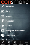 Eonsmoke Electronic Cigarettes iTunes Application for iPhone'