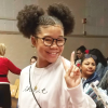 Storm Reid at CMH's December Service Learning Experienc'