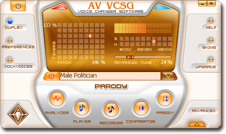 AV Voice Changer Software Gold'