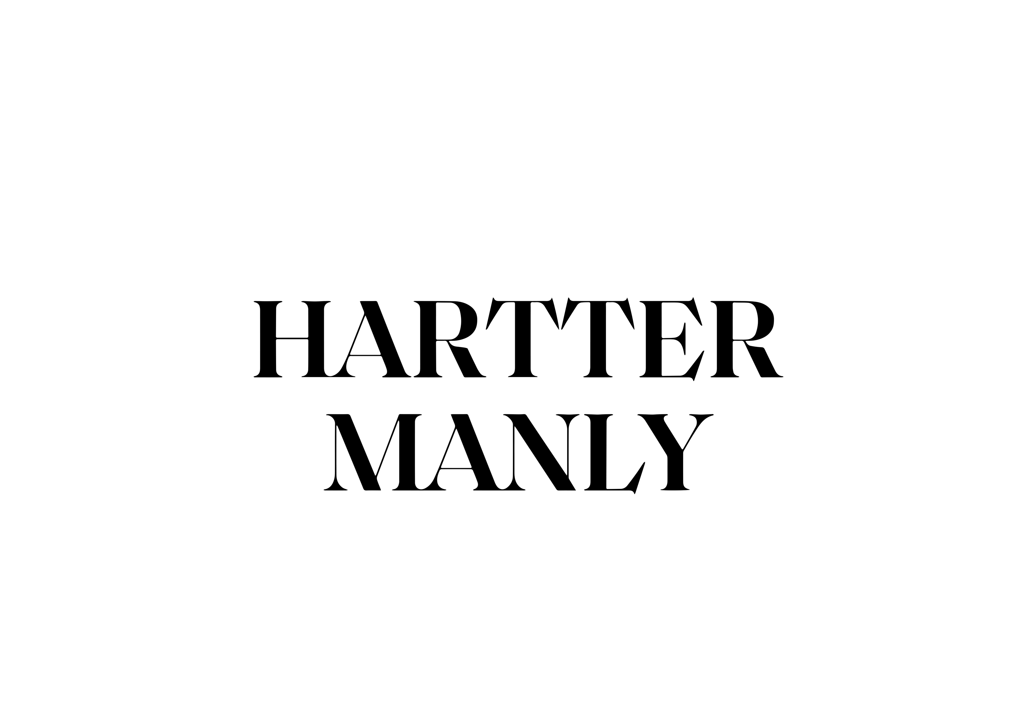 HARTTER | MANLY Logo