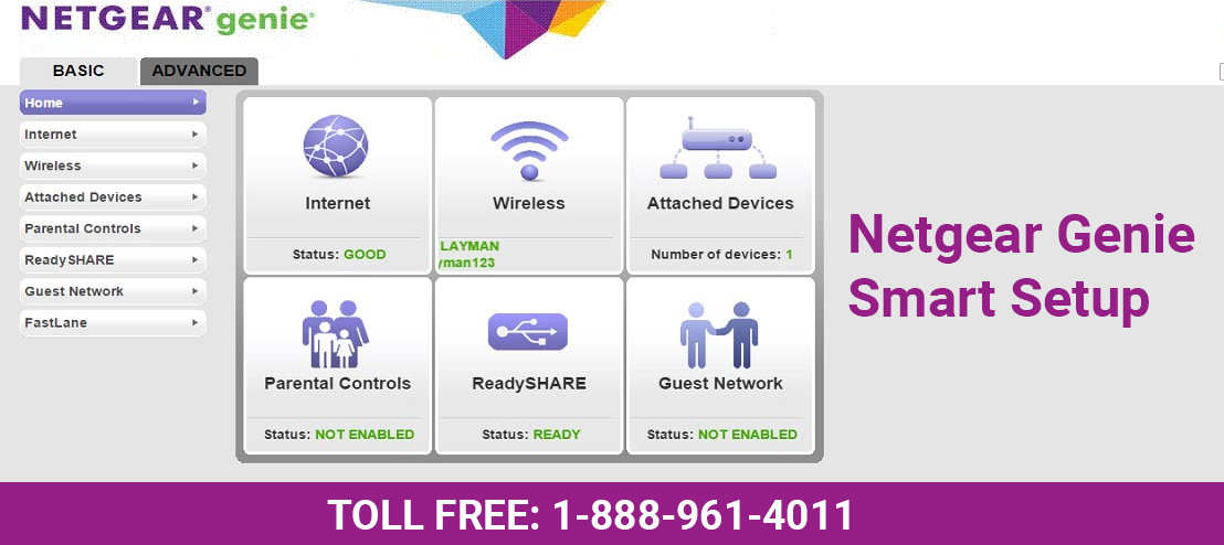netgear genie smart setup'
