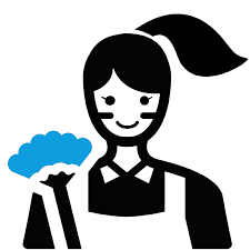 Company Logo For Powderpuff Maids'