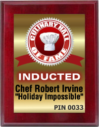 Chef Robert Irvine and "Holiday Impossible" Induct