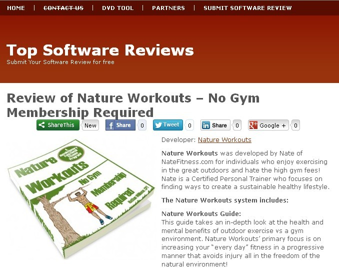 Nature Workouts Review'