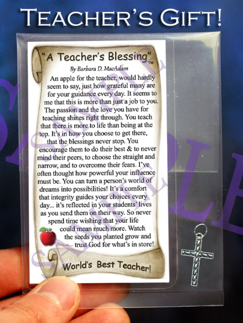 Teacher Pocket Blessing'