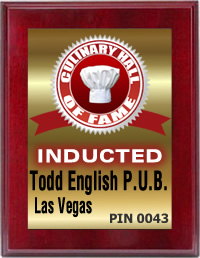 Todd English, P.U.B. Inducted by the Culinary Hall of Fame