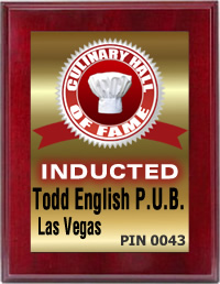 Todd English, P.U.B. Inducted by the Culinary Hall of Fame'