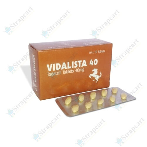 Buy Vidalista 40mg Reviews, Price, Dosage - Strapcart'