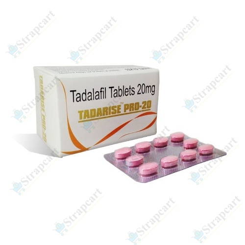 Buy Tadarise Pro 20mg Reviews, Price, Dosage - Strapcart'