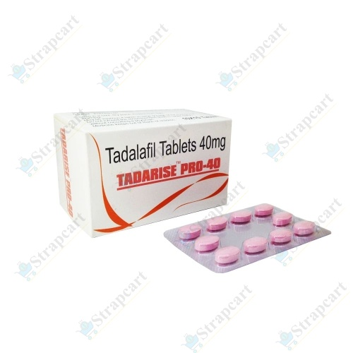 Buy Tadarise Pro 40mg Reviews, Price, Dosage - Strapcart'