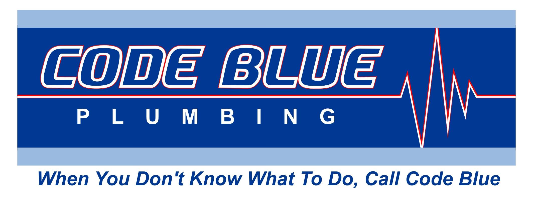 Company Logo For Code Blue Plumbing'